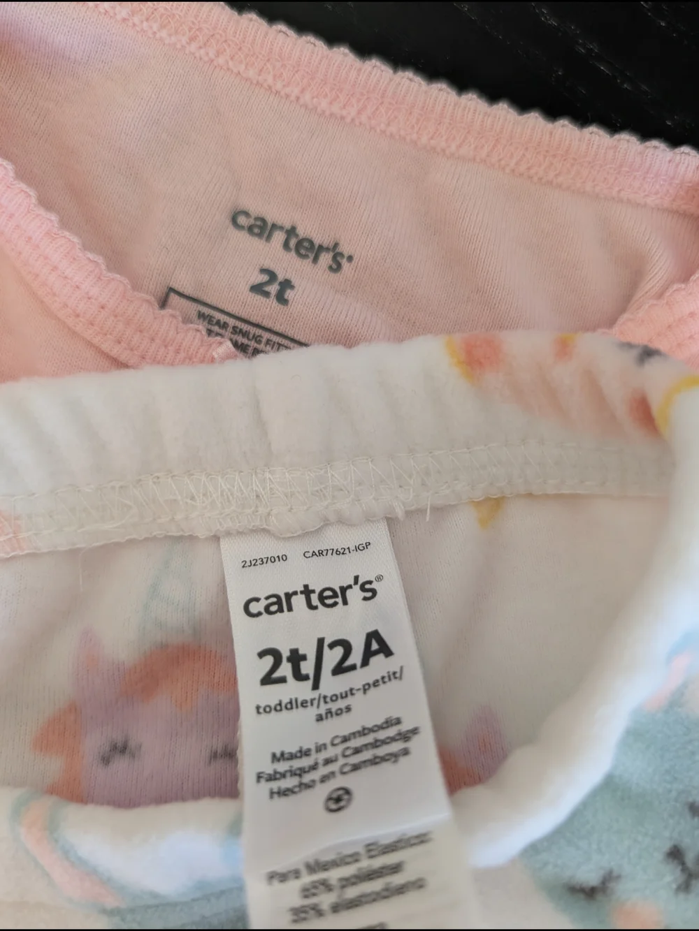 Carter's Toddler 2-Piece Pajama Set 2T